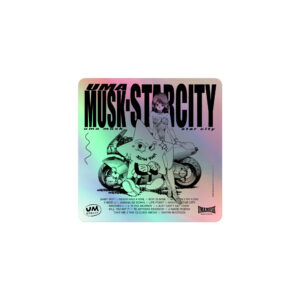 STAR CITY HOLOGRAPHIC STICKER